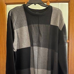 Tricots St. Raphael, Extra Large, Black and Grey Checkered